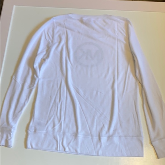 Michael Kors White Long Sleeve Top - Picture 5 of 9
